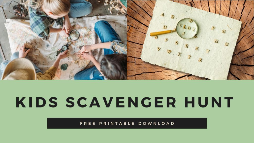 Scavenger Hunt Free Printable