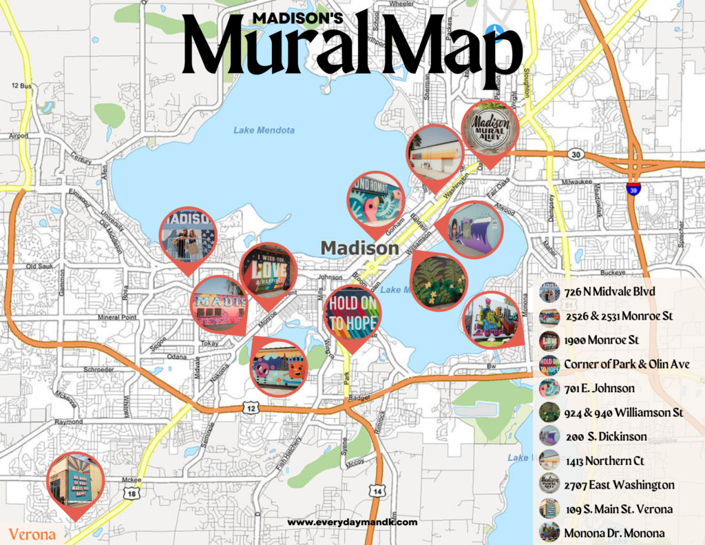 Madison's Mural Map